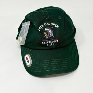 US Open Hat Mens Strapback Shinnecock Hills 2018 Member USGA Green Chief Logo